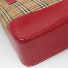 Burberry Nova Check Tote canvas check pattern