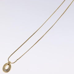 Christian Dior Collar Necklace Metal with Faux Pearls