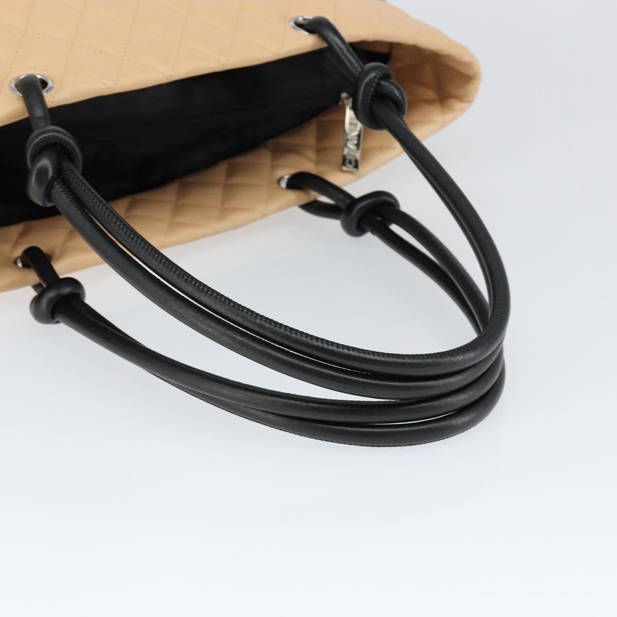 Chanel Cambon Tote Quilted Leather