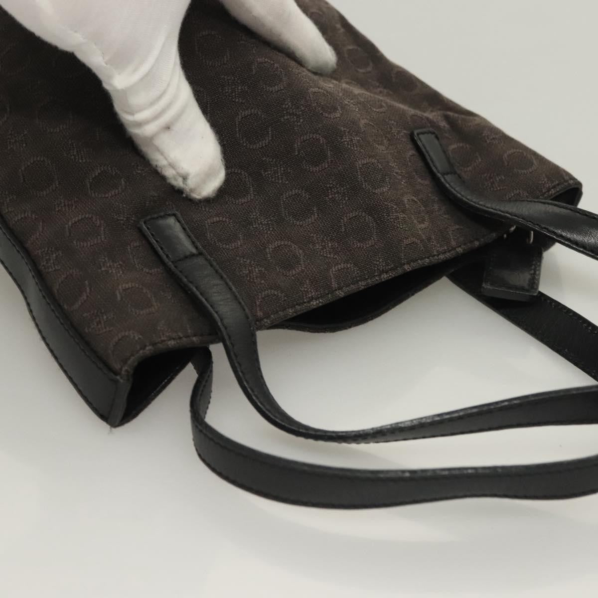 Celine C Macadam Handbag Canvas