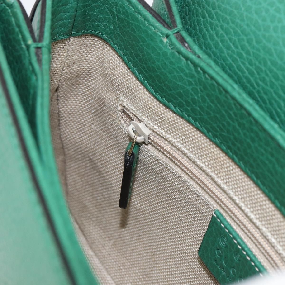 Gucci Interlocking Chain Crossbody Bag Leather