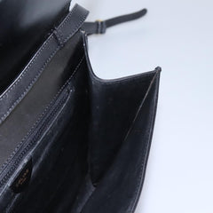 Celine Vintage Circle Logo Crossbody Bag Leather