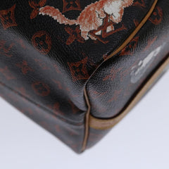 Louis Vuitton Speedy Bandouliere Bag Limited Edition Grace Coddington Catogram Canvas