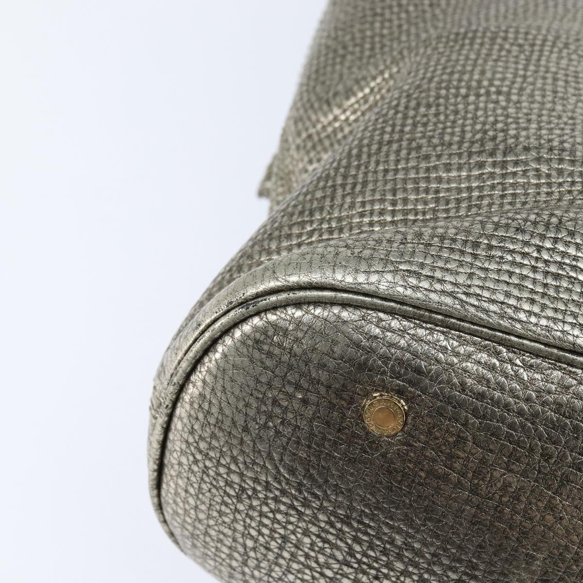 Bvlgari Leoni Top Handle Bag Leather