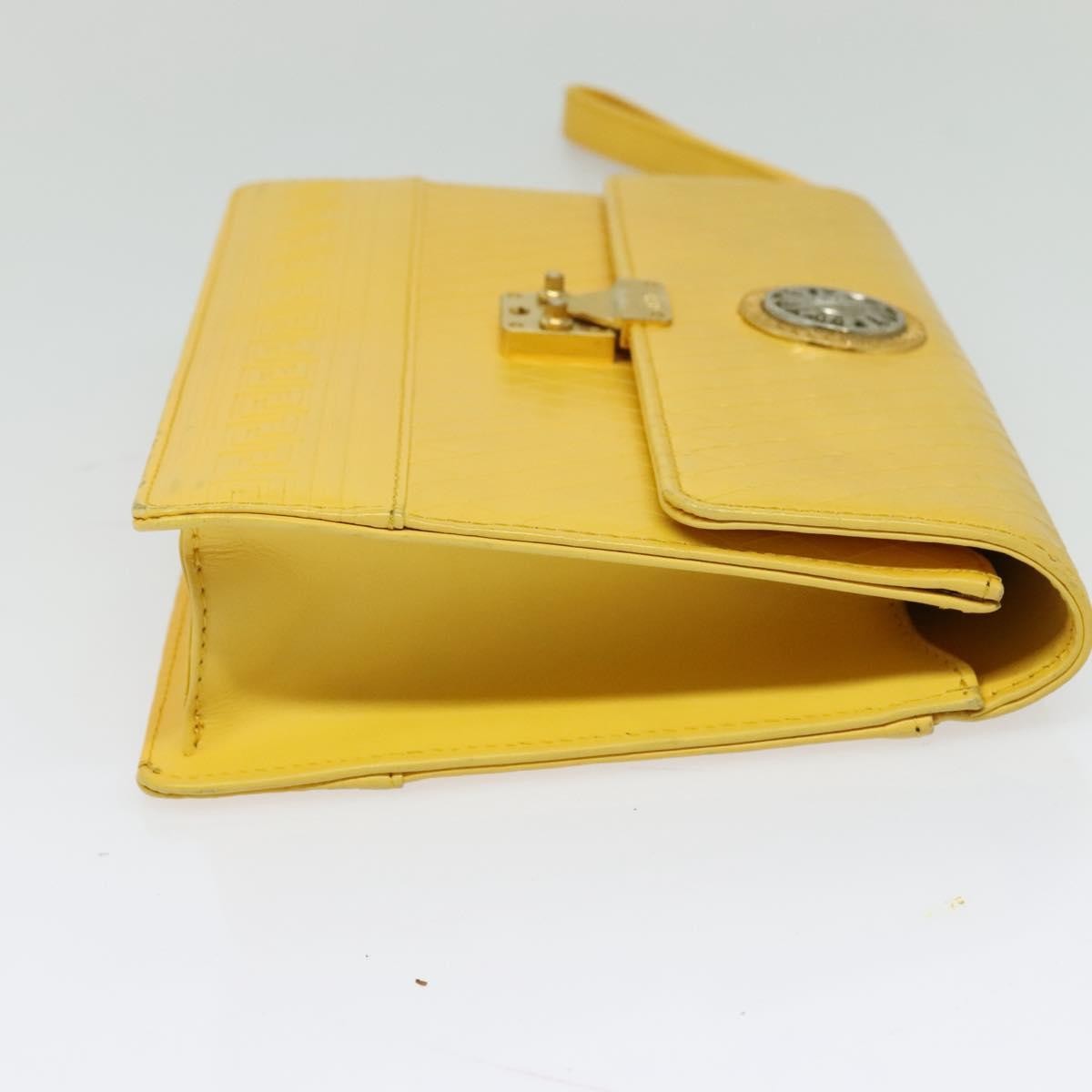 Versace Wristlet Pouch Leather