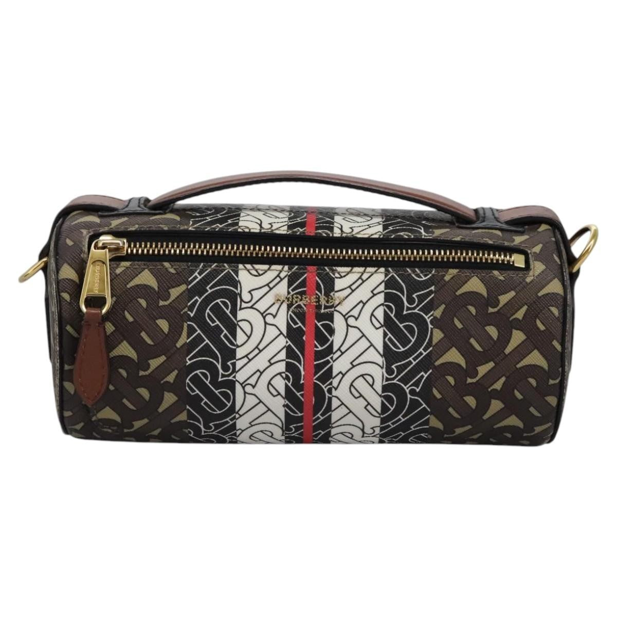 Burberry Barrel Crossbody Bag Monogram E-Canvas