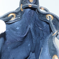 MCM Drawstring Shoulder Bag Leather
