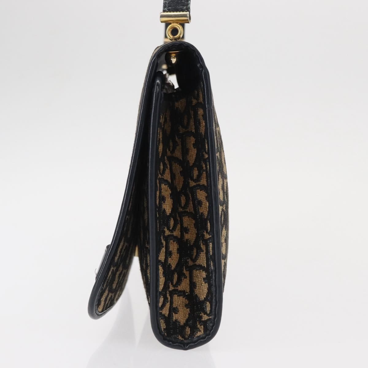 Christian Dior Vintage Trotter Shoulder Bag Canvas