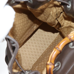 Gucci Vintage Bamboo Sling Backpack Nylon