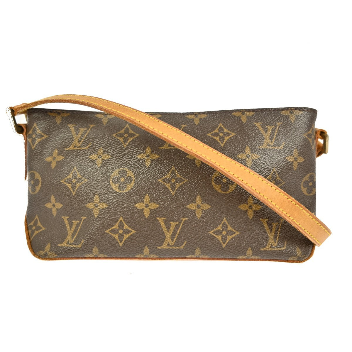 Louis Vuitton Trotteur Handbag Monogram Canvas