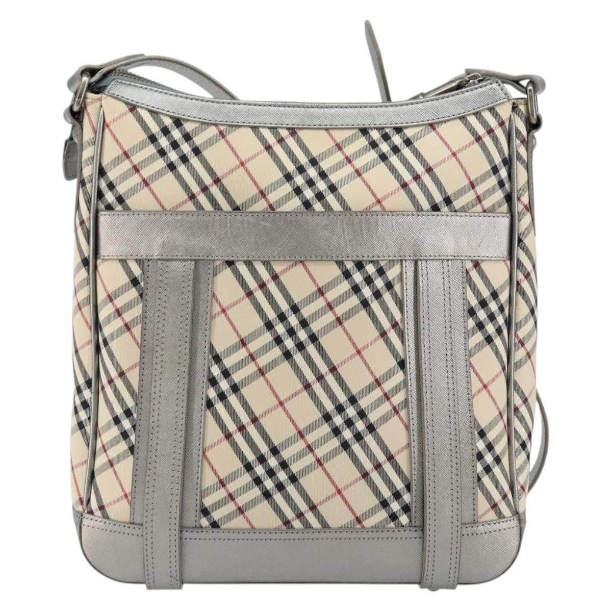Burberry Nova check Shoulder bag Canvas and Leather