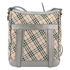 Burberry Nova check Shoulder bag Canvas and Leather