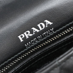 Prada Chain Flap Shoulder Bag Diagramme Quilted Leather