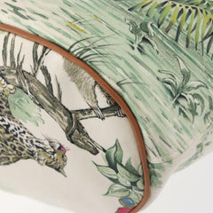 Hermes Panier De Plage Handbag Printed Canvas