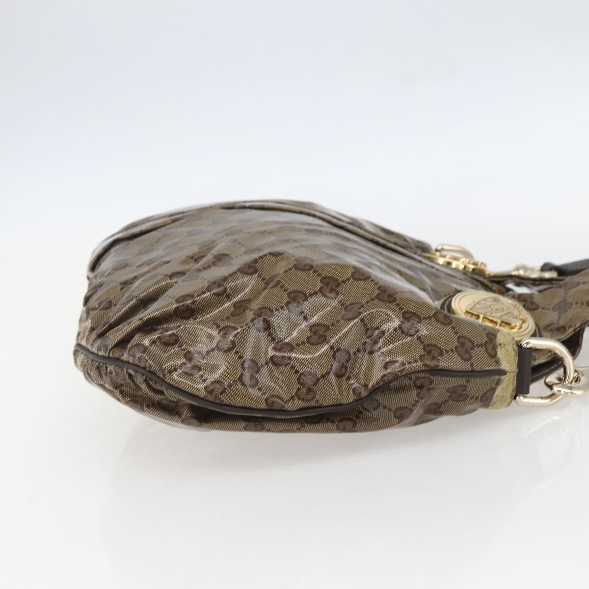 Gucci Hysteria Convertible Top Handle Bag GG Coated Canvas