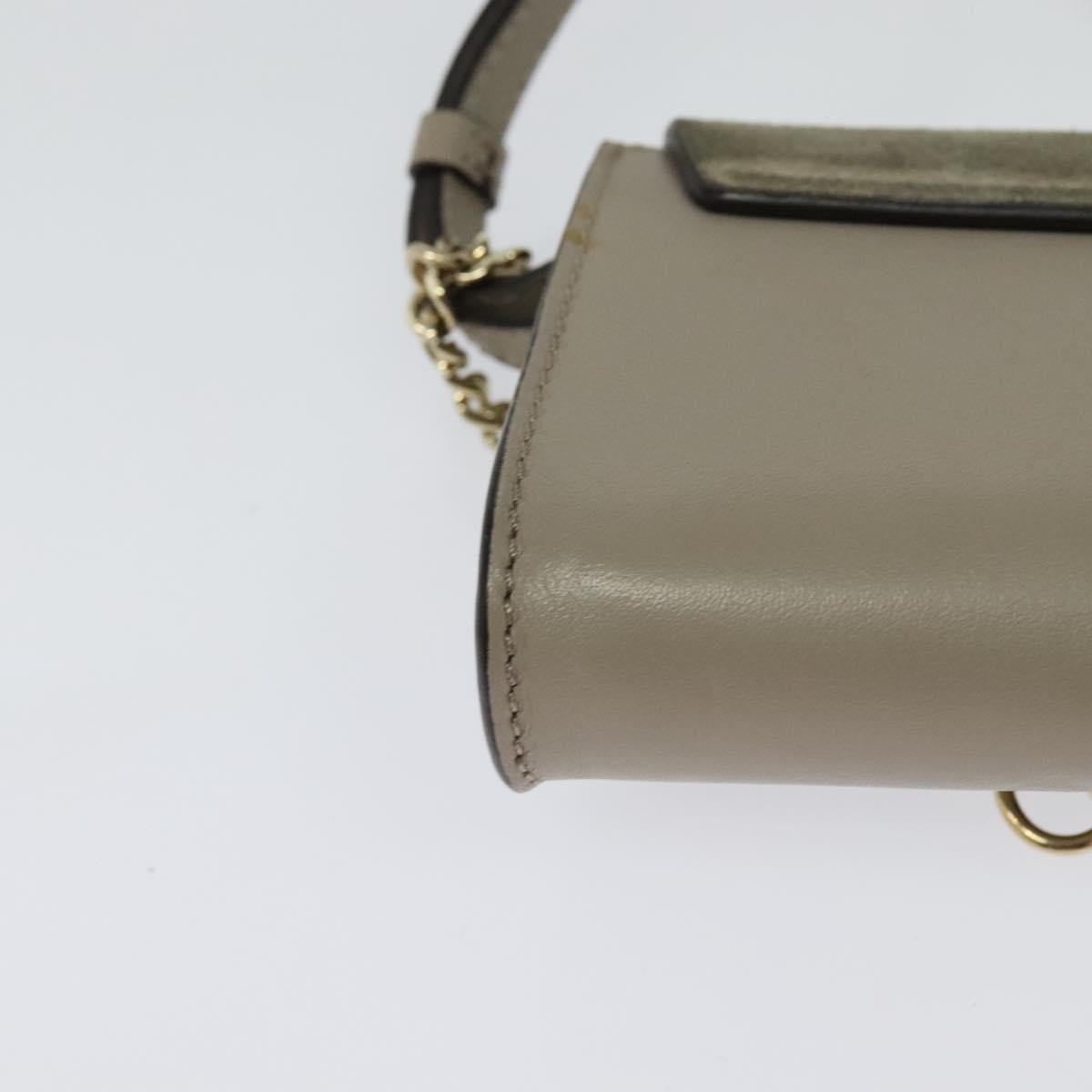 Chloe Faye Shoulder Bag Leather and Suede