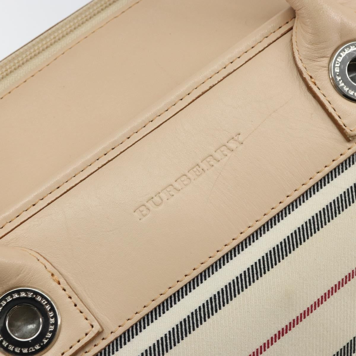 Burberry Nova Check Tote Canvas and Leather