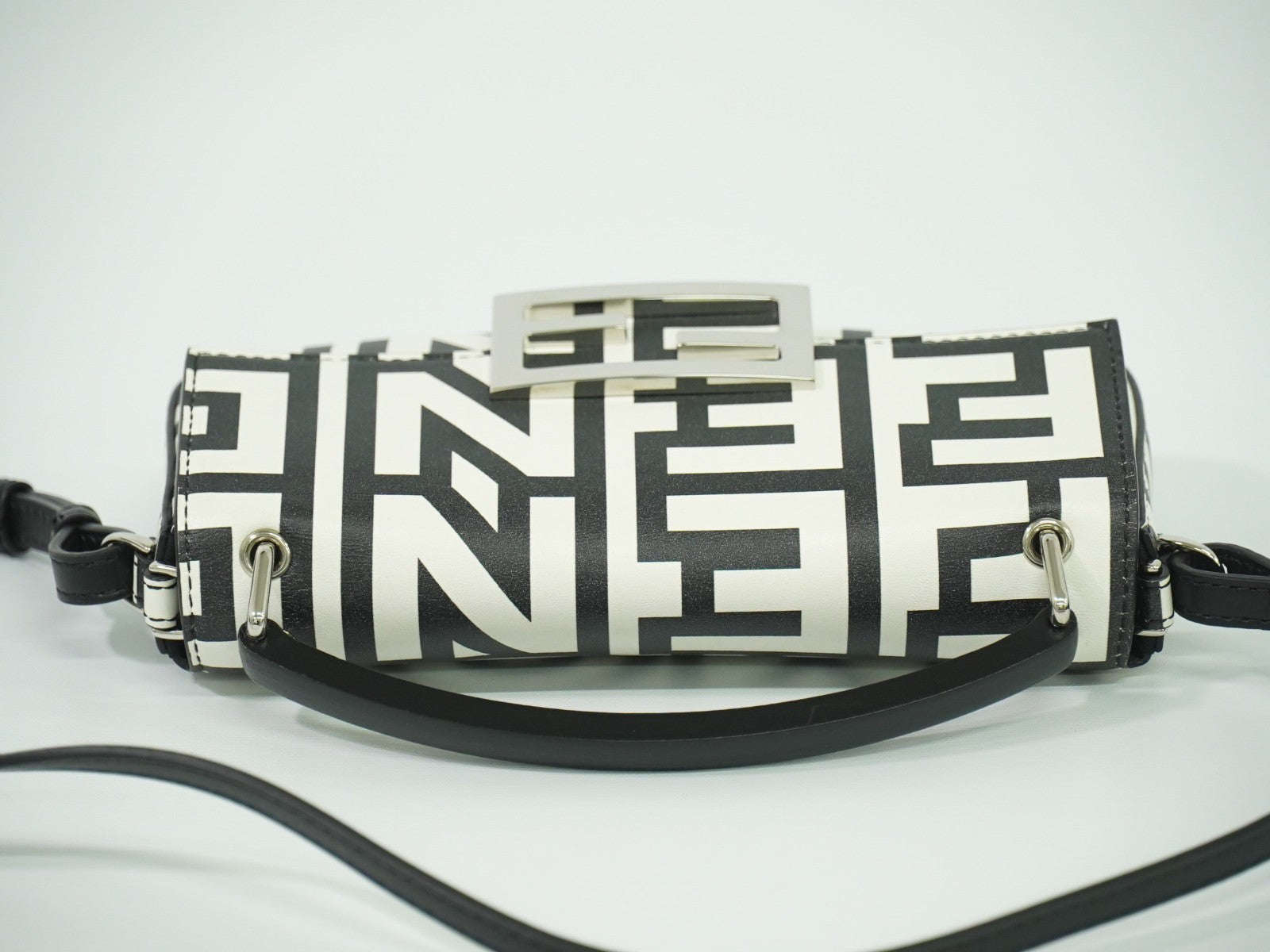 Fendi x Marc Jacobs Baguette NM Bag Printed Leather