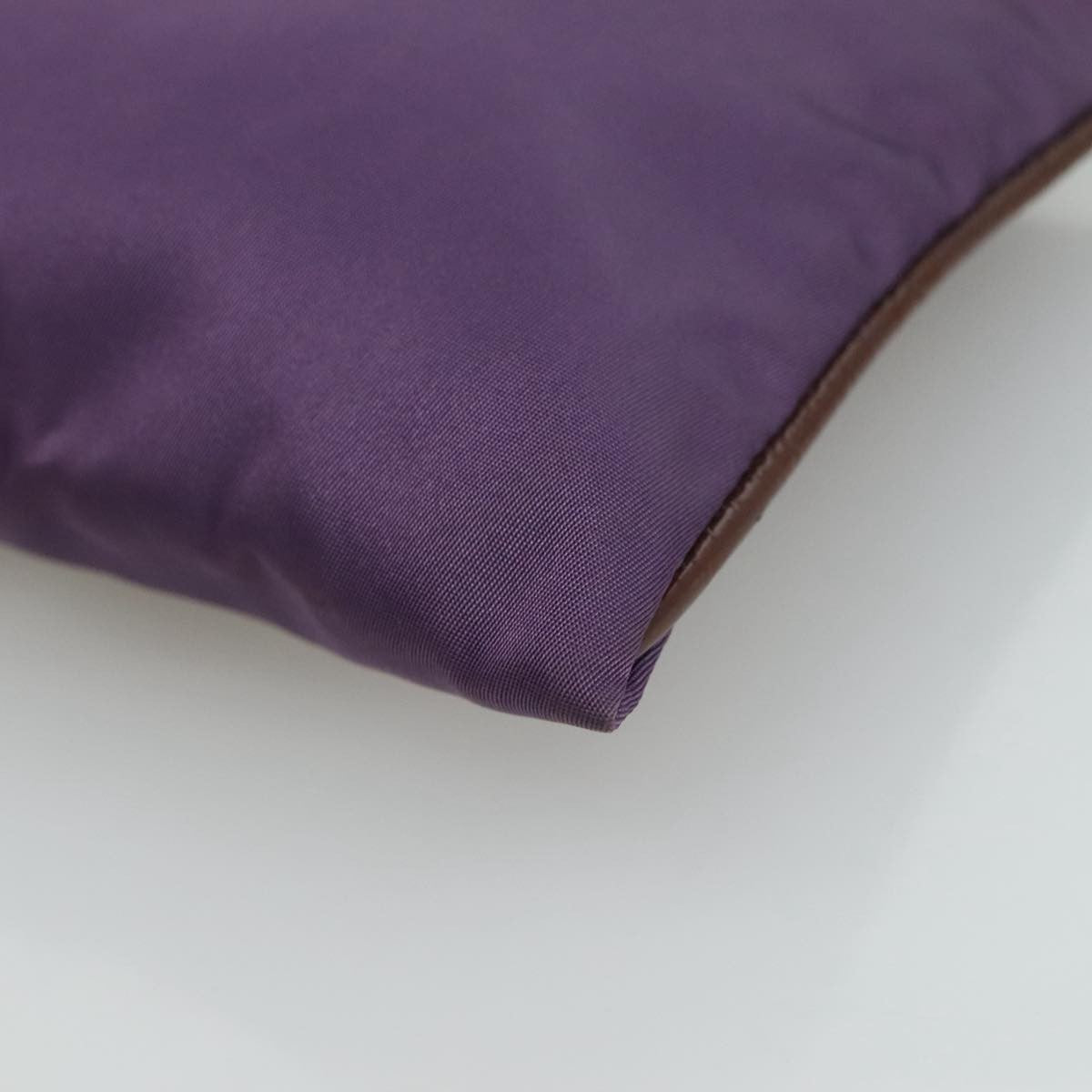 Prada Logo Zip Pouch Tessuto