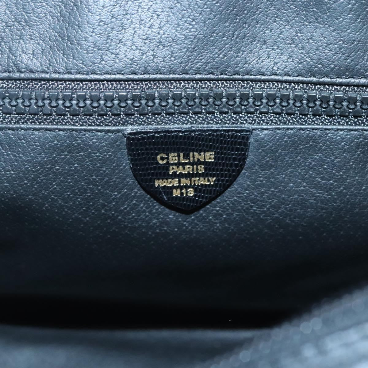 Celine Circle Logo Handbag Leather