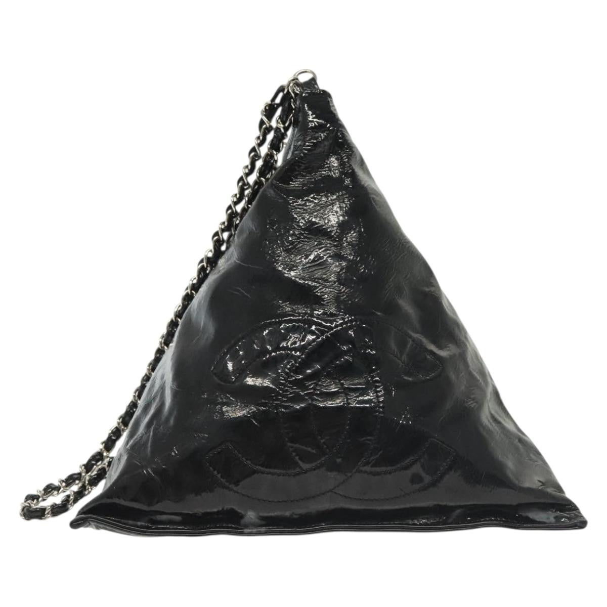 Chanel Bon Bon Pyramid Wristlet Patent