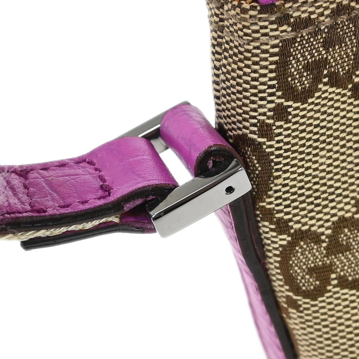 Gucci Vintage Boat Pochette GG Canvas