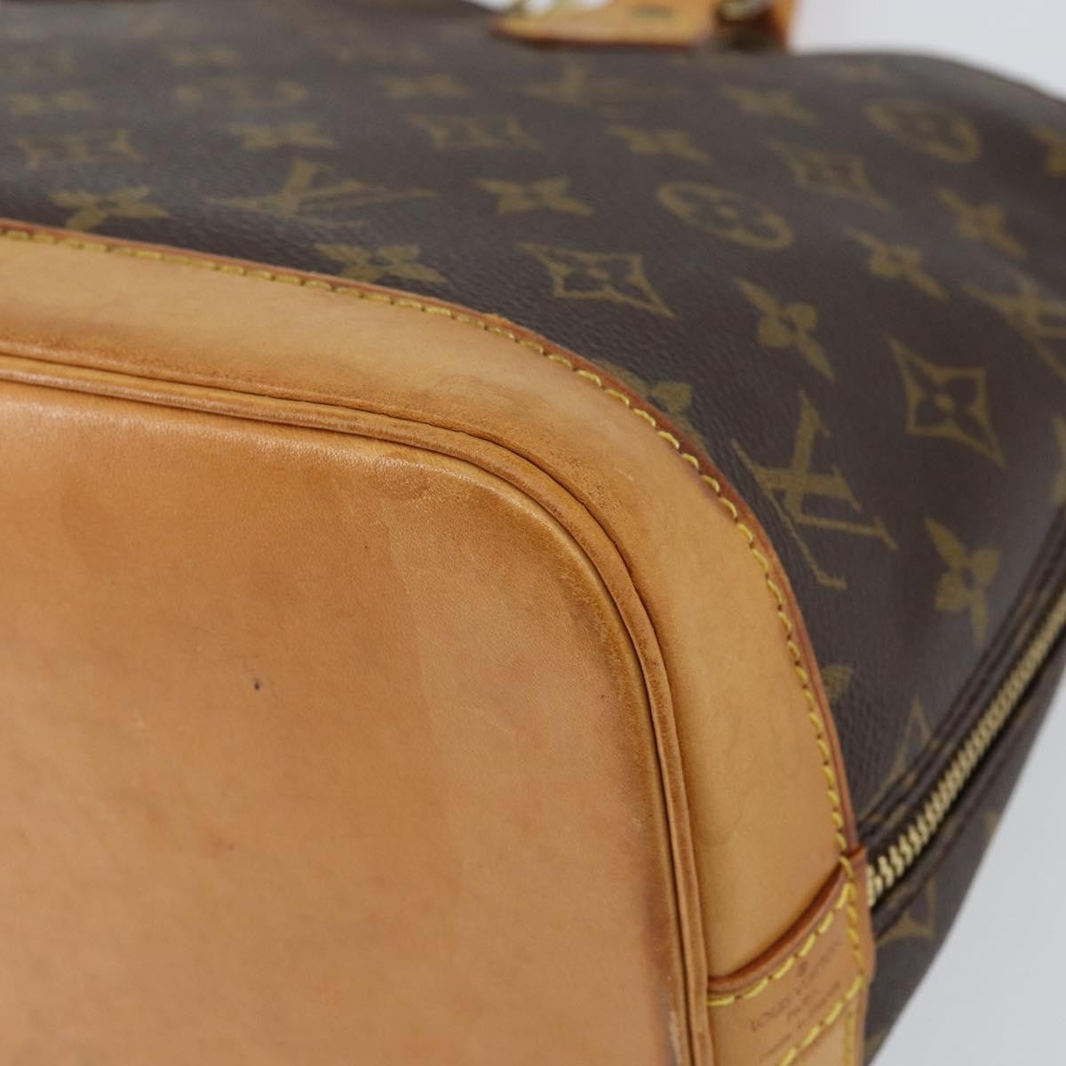 Louis Vuitton Alma Handbag Monogram Canvas