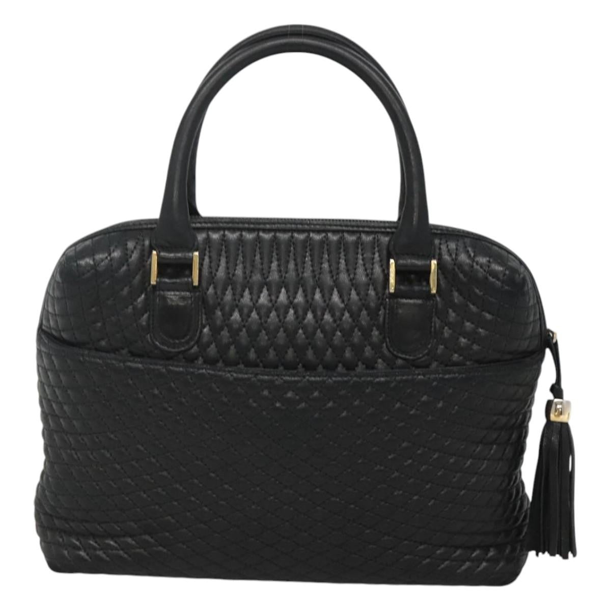Bally Vintage Handbag Quilted Leather