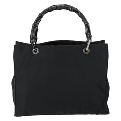 Gucci Vintage Bamboo Handle Tote Nylon