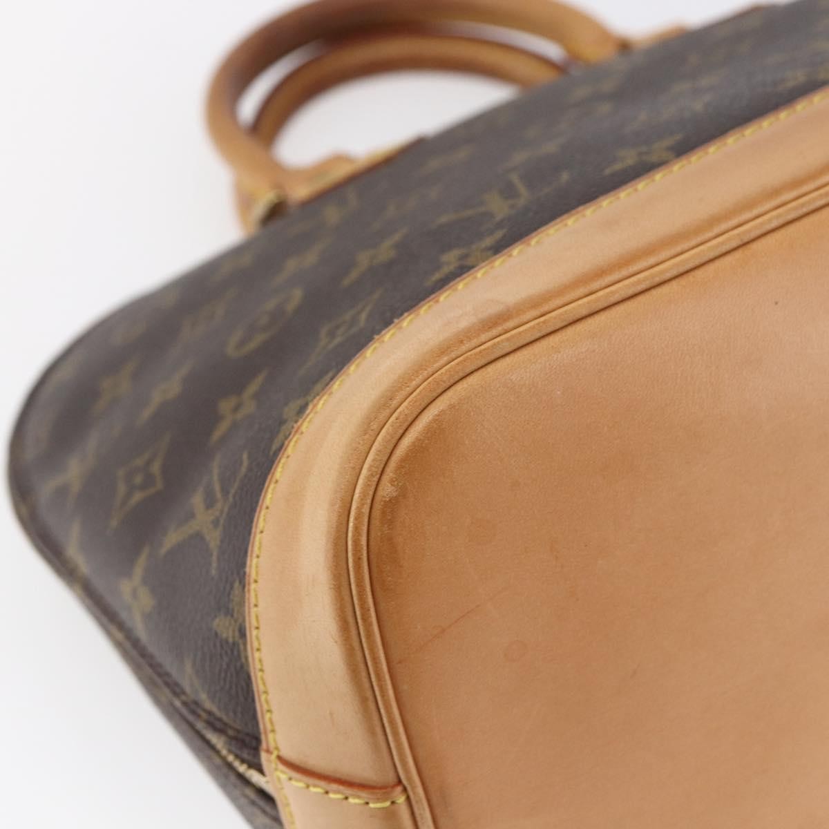 Louis Vuitton Alma Handbag Monogram Canvas