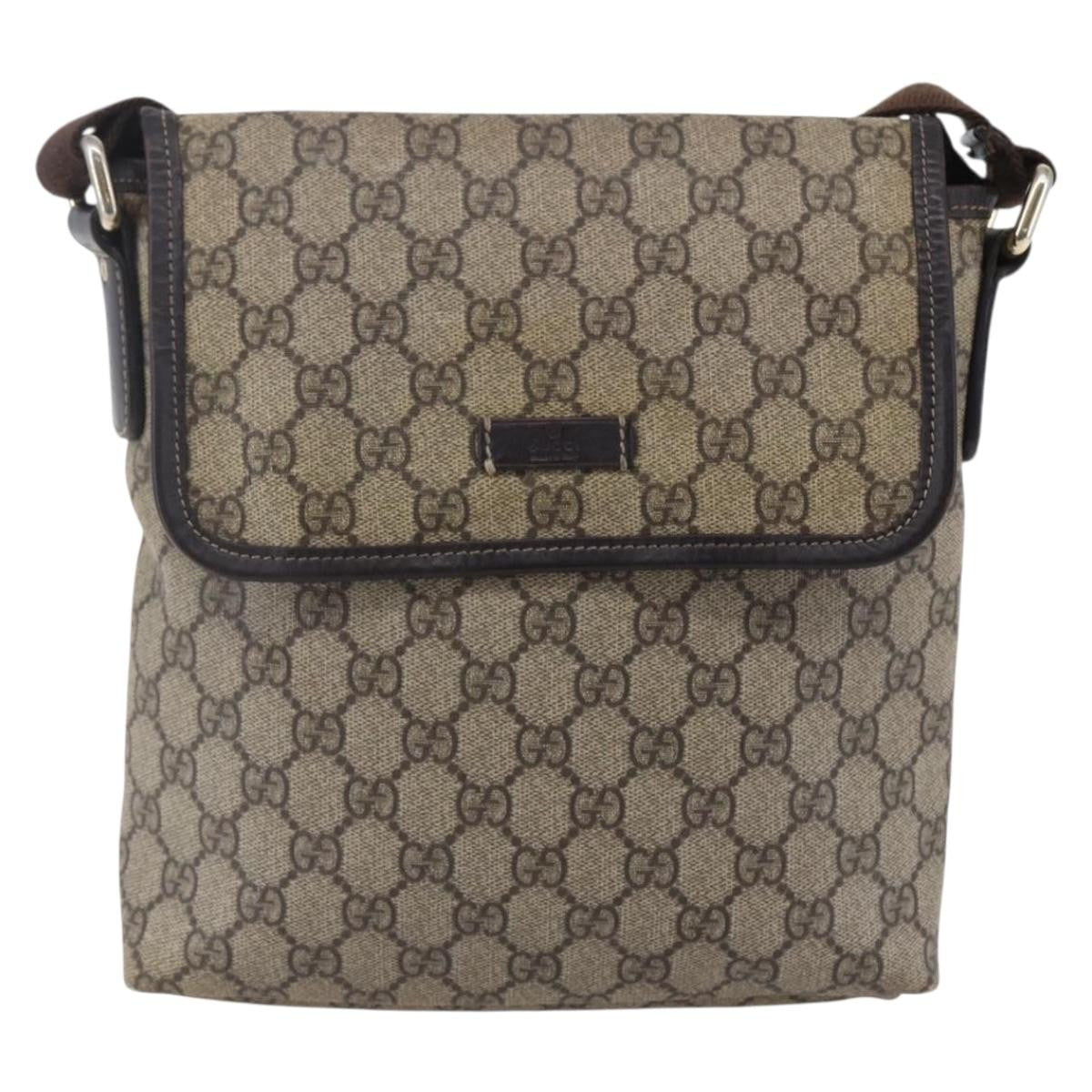 Gucci Flap Messenger GG Coated Canvas