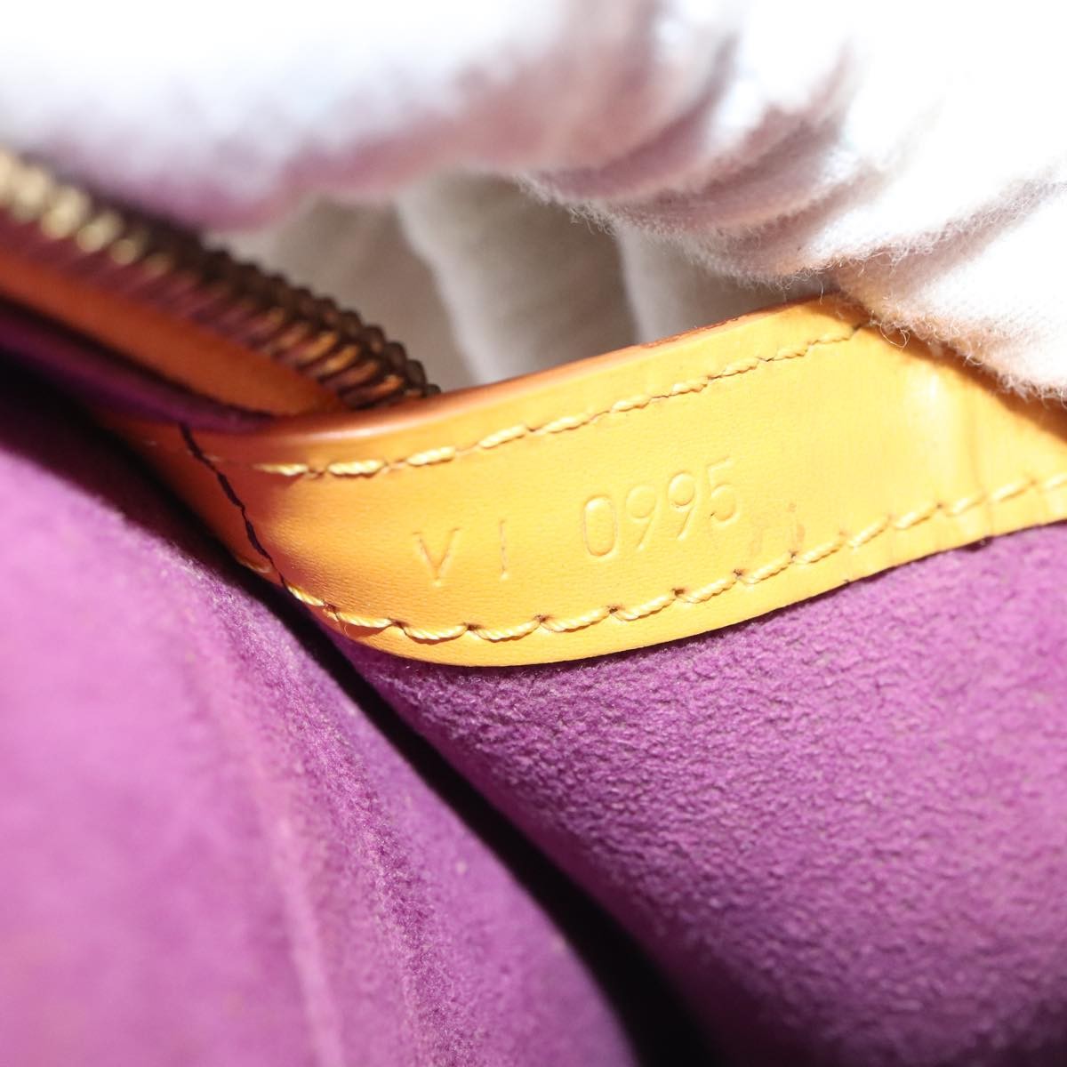 Louis Vuitton Lussac Handbag Epi Leather