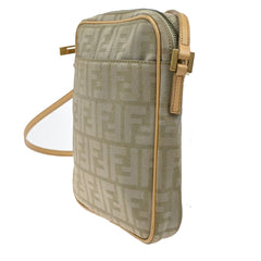 Fendi Logo Zucca Shoulder Bag Zucca