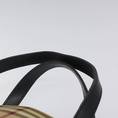 Burberry Top Handle Tote Nova Check Canvas