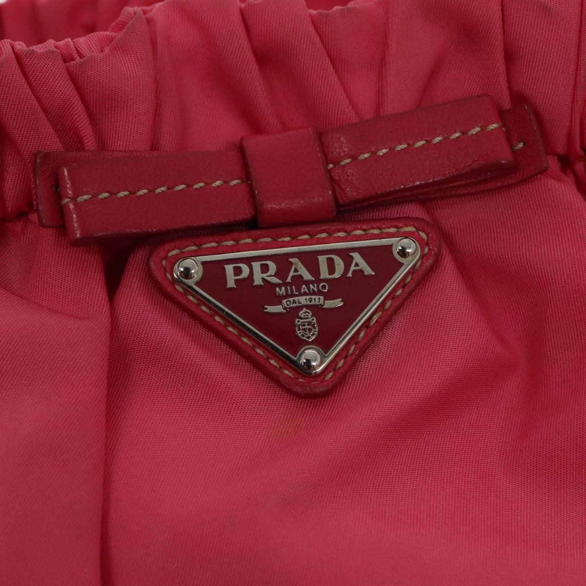 Prada Bow Convertible Tote Tessuto