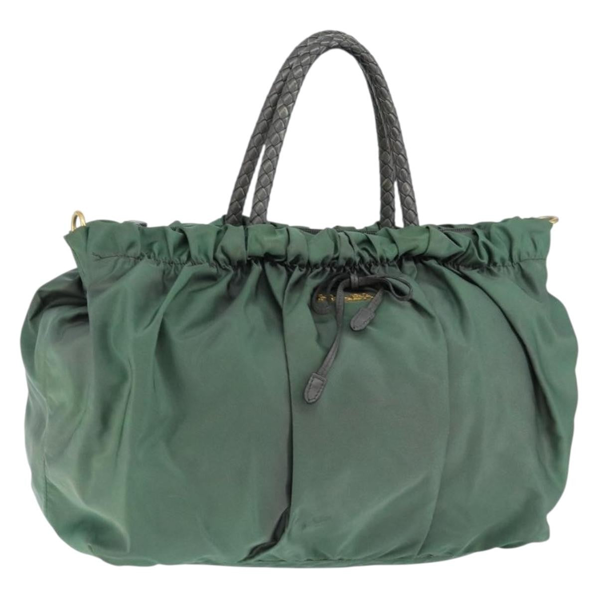 Prada Convertible Bow Tote Tessuto