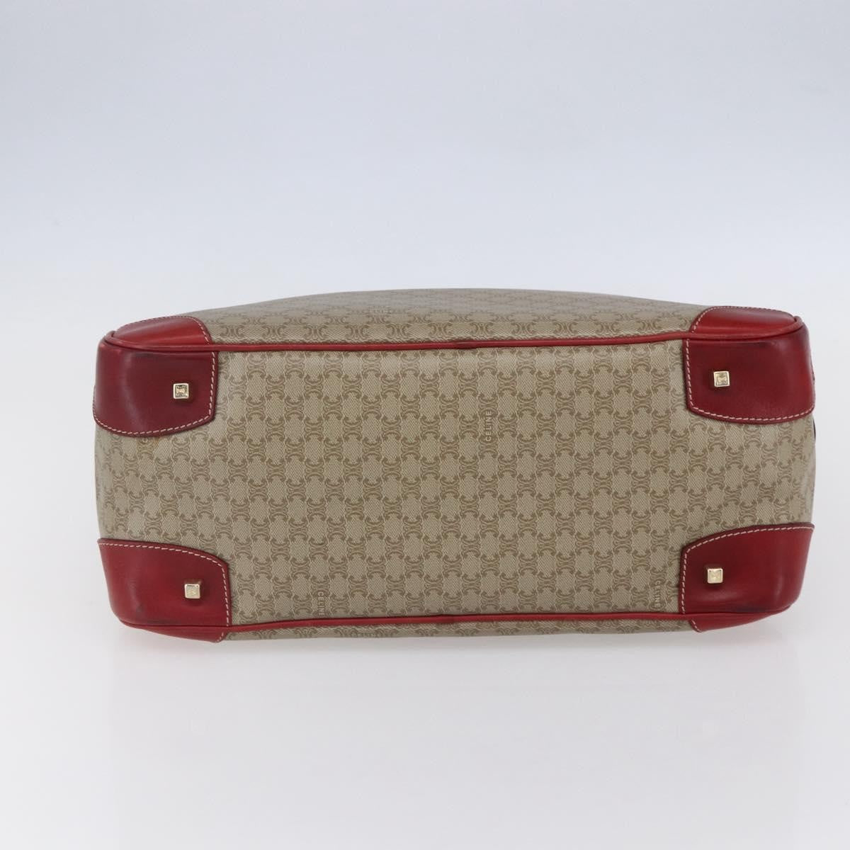 Celine Vintage Macadam Handbag Canvas and Leather