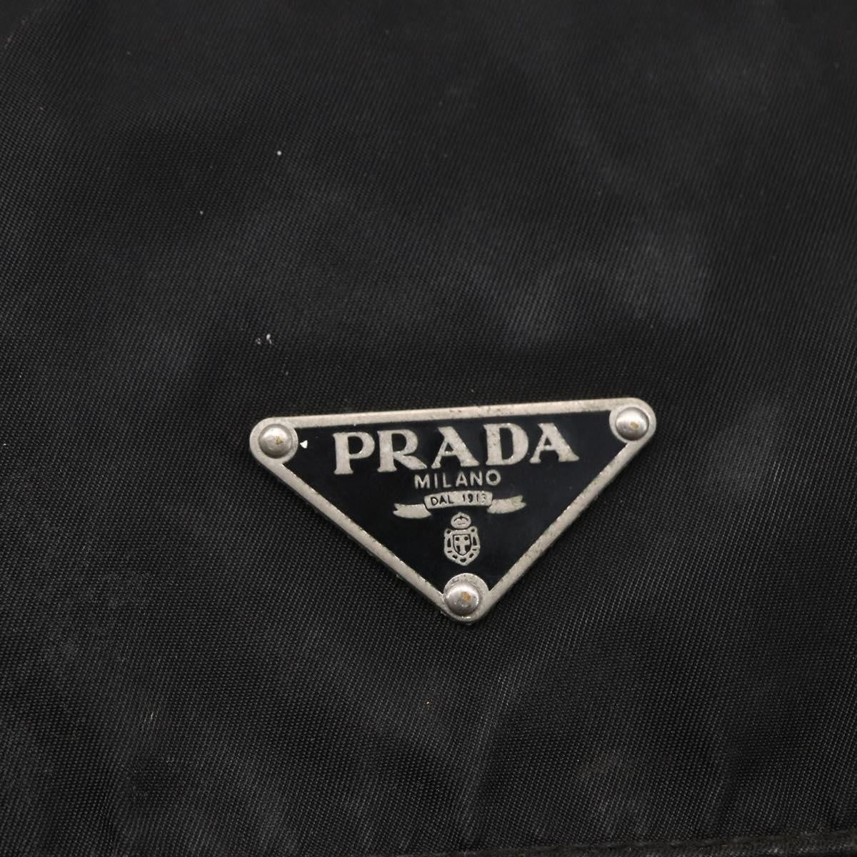 Prada Double Buckle Flap Messenger Bag Tessuto