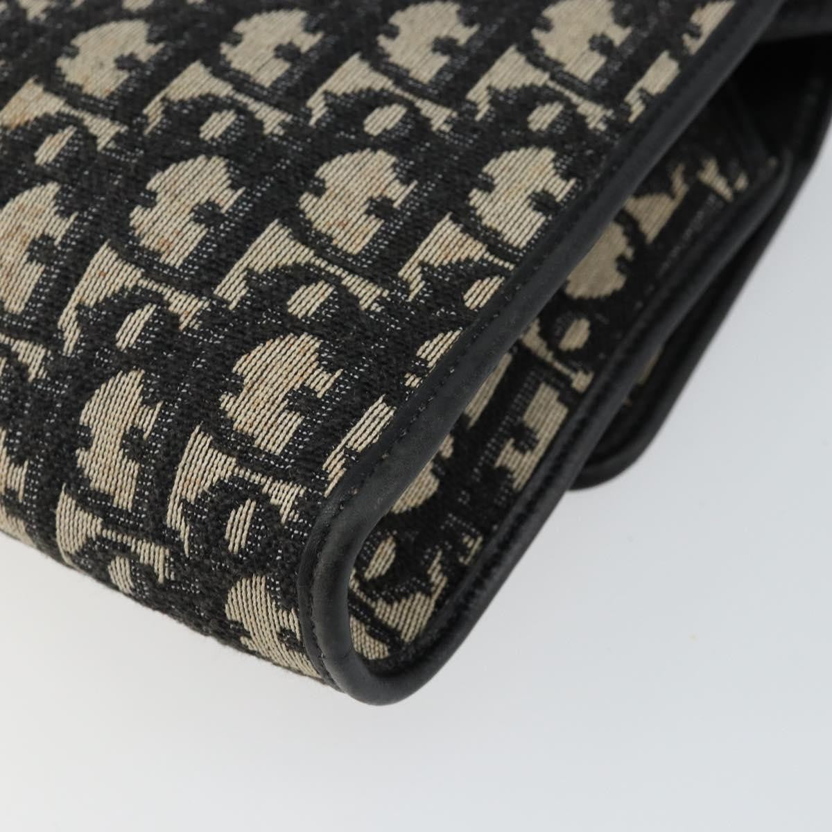 Christian Dior Vintage Trotter Shoulder Bag Canvas