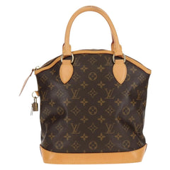 Louis Vuitton Lockit Handbag Monogram Canvas