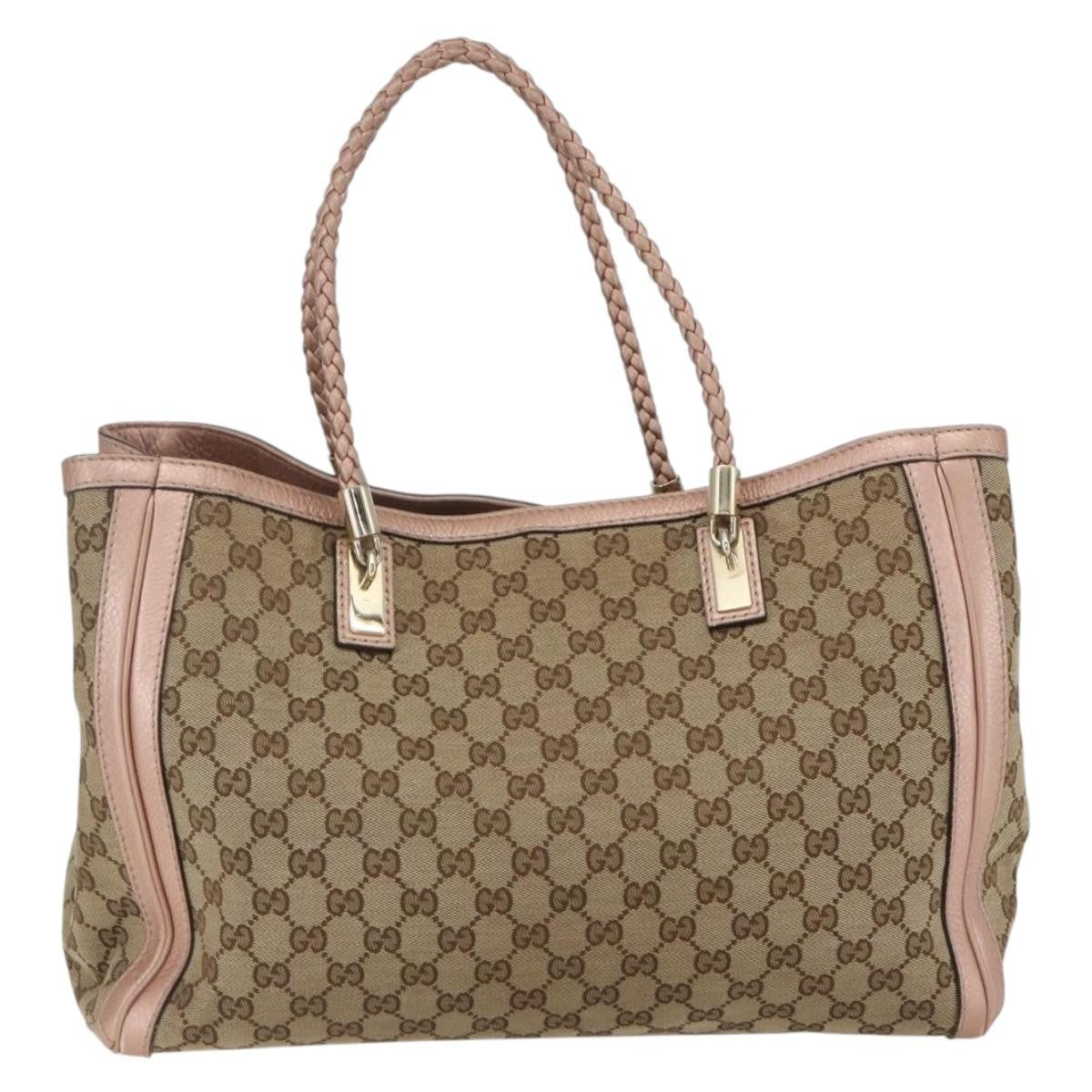 Gucci Bella Tote GG Canvas with Leather
