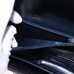 Celine C Sulky Shoulder bag Canvas and Leather