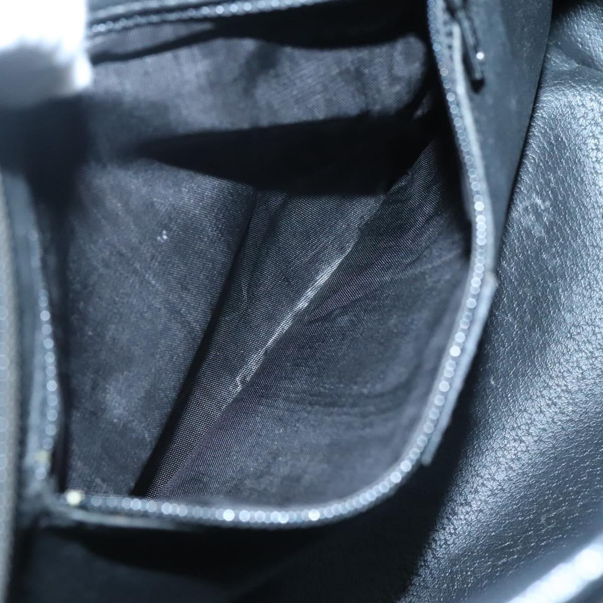 Celine Circle Logo Handbag Leather