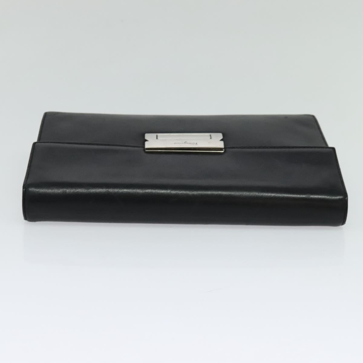 Salvatore Ferragamo Vintage Gancini Pochette Leather