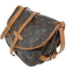 Louis Vuitton Saumur Handbag Monogram Canvas