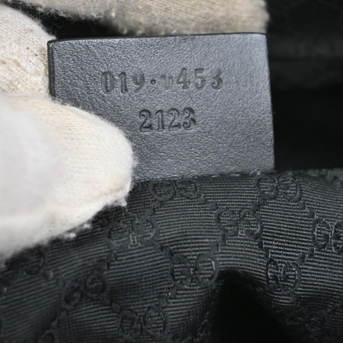 Gucci Vintage Shoulder Bag Canvas