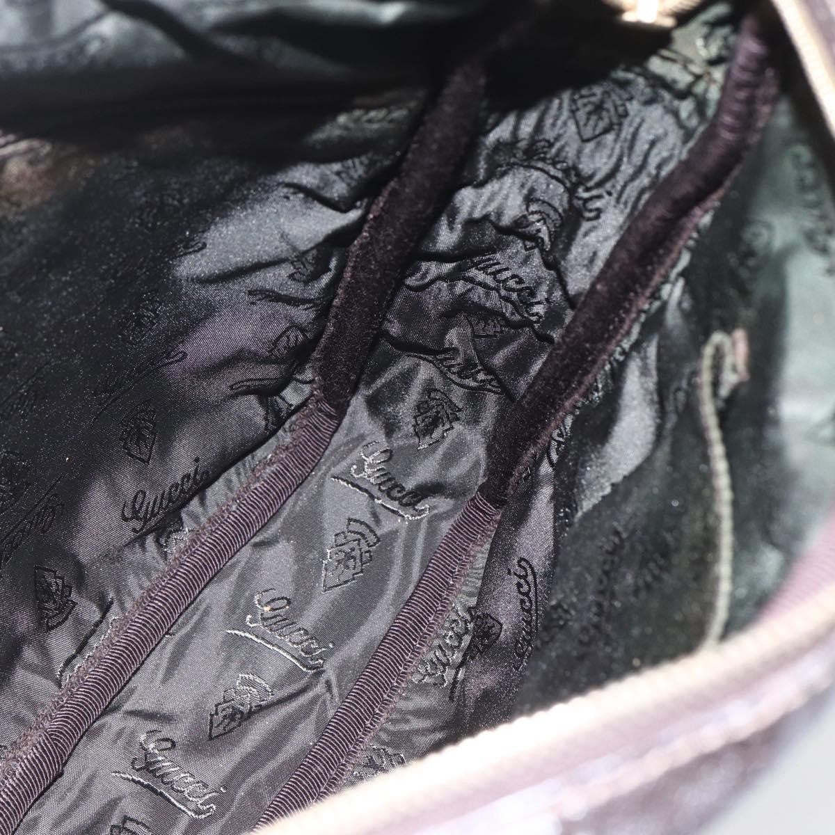 Gucci Front Zip Messenger Guccissima Leather