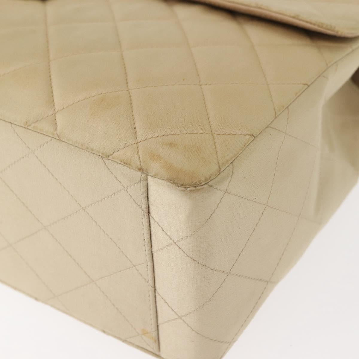 Chanel Vintage Classic Single Flap Bag Silk