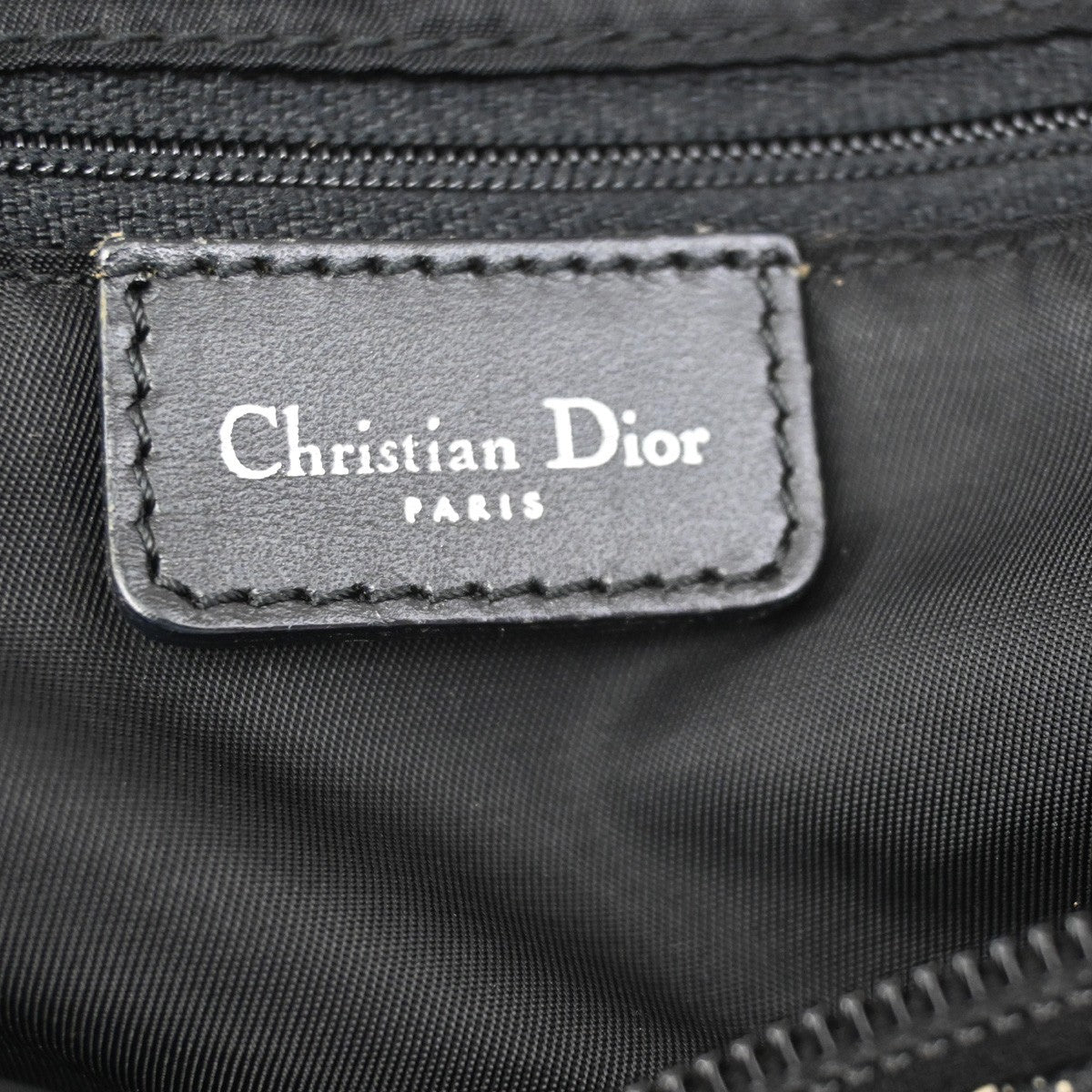 Christian Dior Vintage Trotter Messenger Bag Diorissimo Canvas