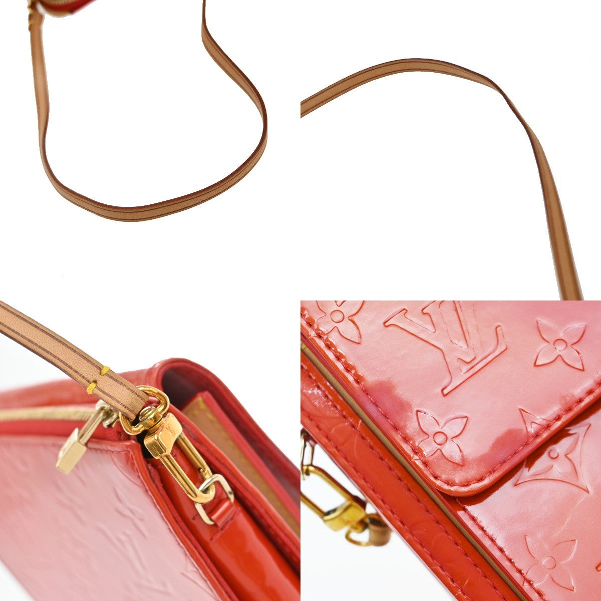 Louis Vuitton Mott Handbag Monogram Vernis